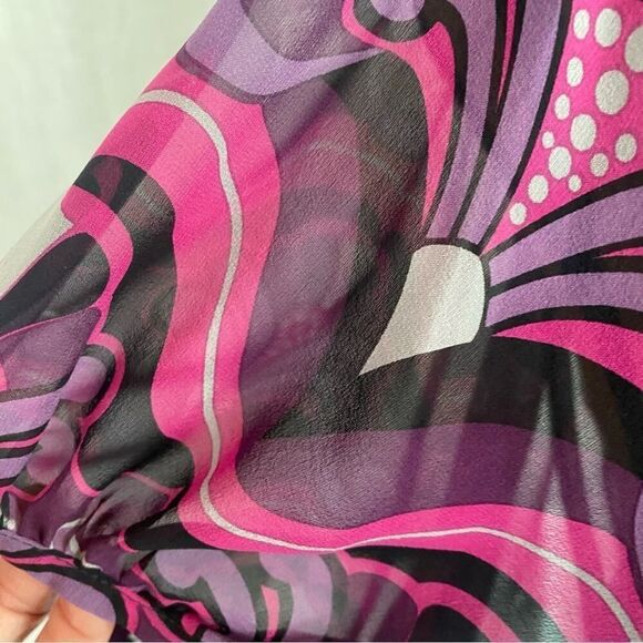 Anna Sui 100% Silk Embroidered Top Size P/XS - Picture 16 of 16